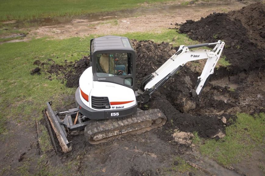 Bobcat Excavator E55 Mini Excavator Rental